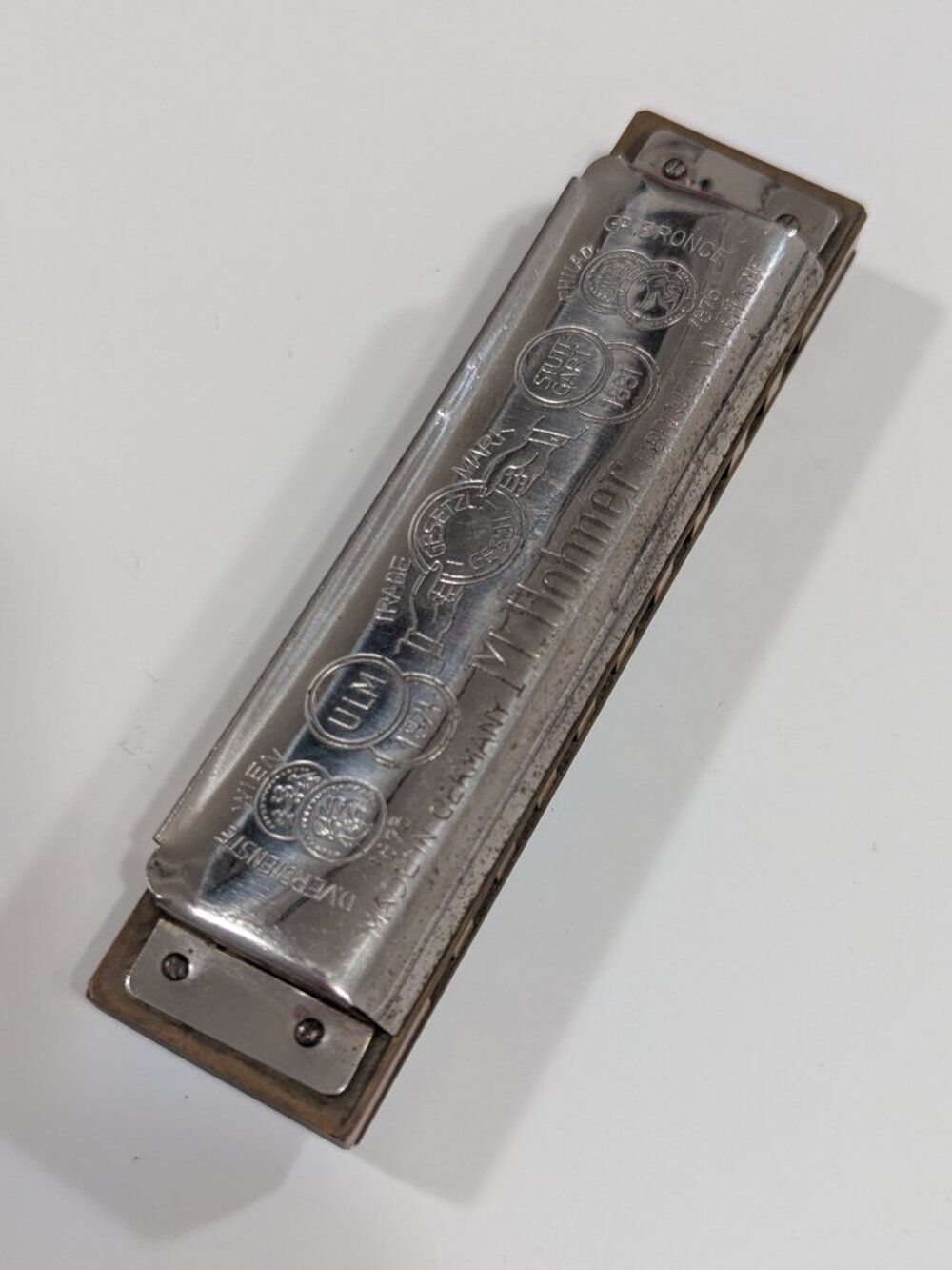 Vintage Hohner Harmonica Marine Band Key of G - Picture 2 of 10
